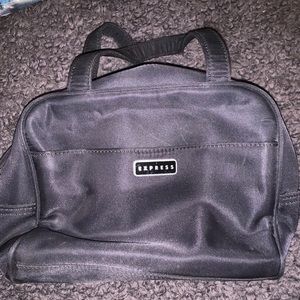 All black express handbag